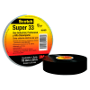 Cinta eléctrica de vinilo Scotch Super 33+ en rollo negro