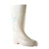 Bota Rain blanca ligera y flexible para trabajo agrícola e industrial