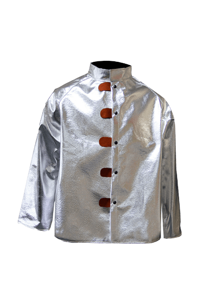 Chaqueta de kevlar aluminizado CarbonX vista frontal