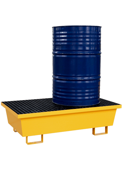 Plataforma para derrames de 2 barriles HDPE - Seguridad industrial